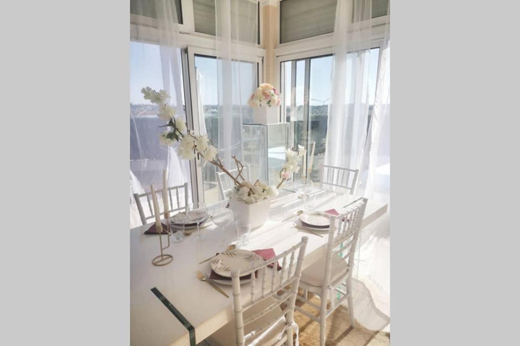Ferienwohnung Penthouse With Sea View & Private Terrace Guia  Exterior foto